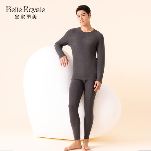 秋冬保暖衣男女款天丝山羊绒310g中厚款保暖内衣套装BNN8F15/BNM8F16 商品图3