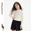 littletime女童打底衫毛衣文艺感2024秋冬新款儿童套头长袖针织衫 商品缩略图0