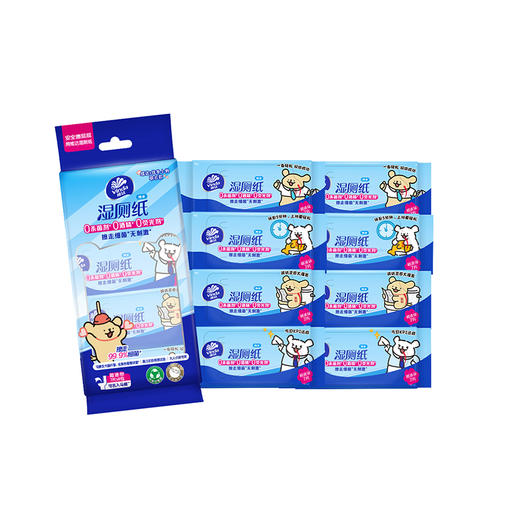 【官方包邮】维达超迷你湿厕纸7片8包装（新旧包装混发） 商品图6