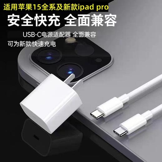 严选 平板手机苹果充电器6A数据线双头Type-c2米/盒 商品图1