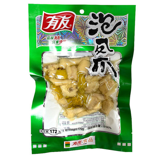 有友泡椒凤爪172g 山椒鸡爪泡凤爪重庆特产麻辣休闲零食 商品图0