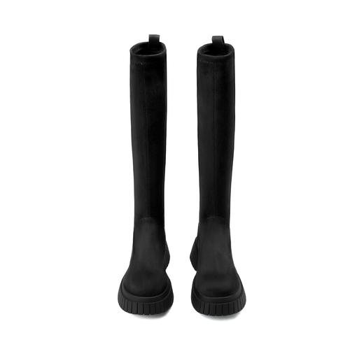 西村名物2024年冬季新款超轻厚底增高及膝长靴X24DQ46731 商品图2