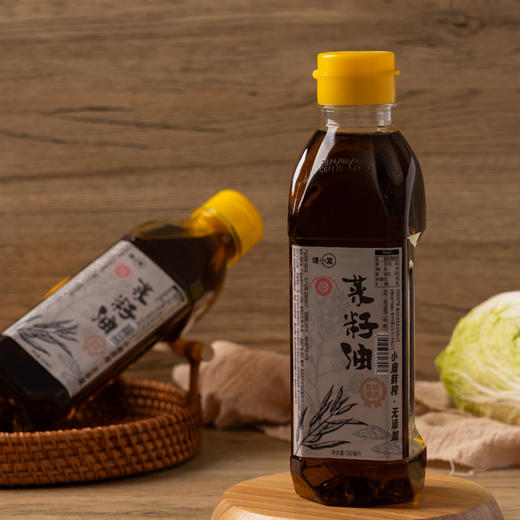 【告别不健康食用油】物理压榨·低芥酸·菜籽油 浙江老字号 杭州亚运会运动员餐厅供应商 非转基因菜籽 高烟点 油烟少 500ml/瓶 商品图1