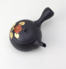 【样品特惠4.5折，仅1个无原包装，无货退款】常滑烧侧把壶 日本进口日式全手工高级茶壶常滑烧黑泥小丸椿黑色桔梗温变樱花 商品缩略图3