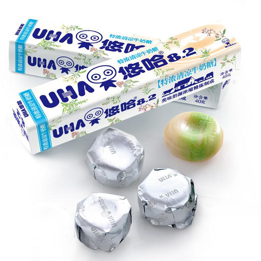 悠哈UHA特浓8.2特浓清凉牛奶糖40g 美味奶源 商品图0
