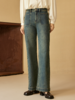 万向弹“超模神裤”对称贴袋微喇牛仔裤FCE3JEN183 商品缩略图0