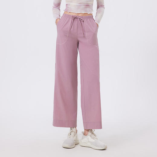 跃牌【禅语梵心】跑步外穿休闲运动裤女宽松户外登山健身服徒步直筒显瘦卫裤瑜伽裤CK5003 商品图1