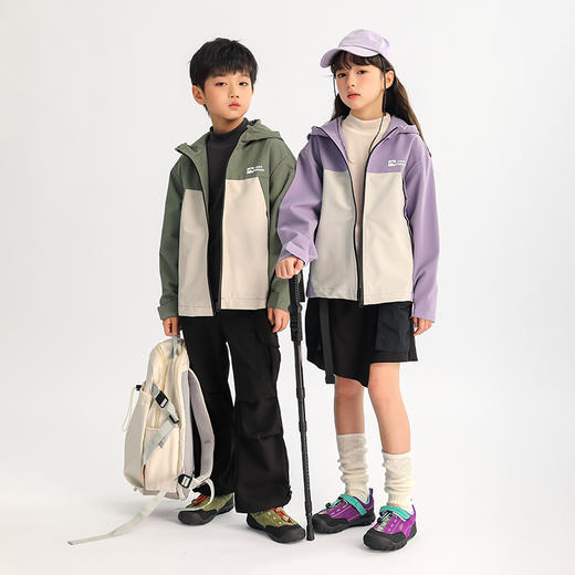 龙之涵 亲子款“嗨，少年！”空气壳零压防风防水外套 中大童24年秋冬新款保暖外套 婴幼儿A类标准 商品图14