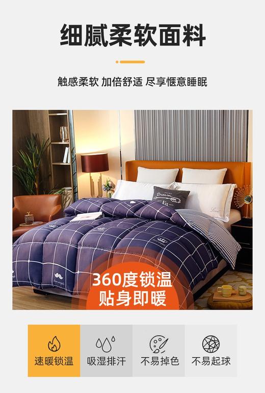 印花被子【斩男也斩女】3-4斤150*200cm抗菌防螨印花被褥  棉被加厚保暖 太空被芯 商品图7