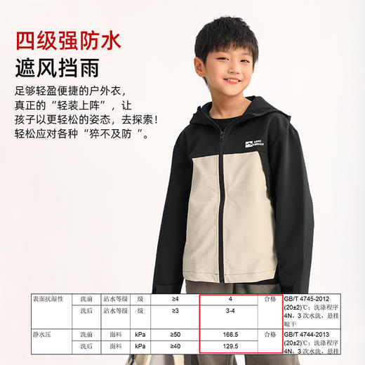 龙之涵 亲子款“嗨，少年！”空气壳零压防风防水外套 中大童24年秋冬新款保暖外套 婴幼儿A类标准 商品图1