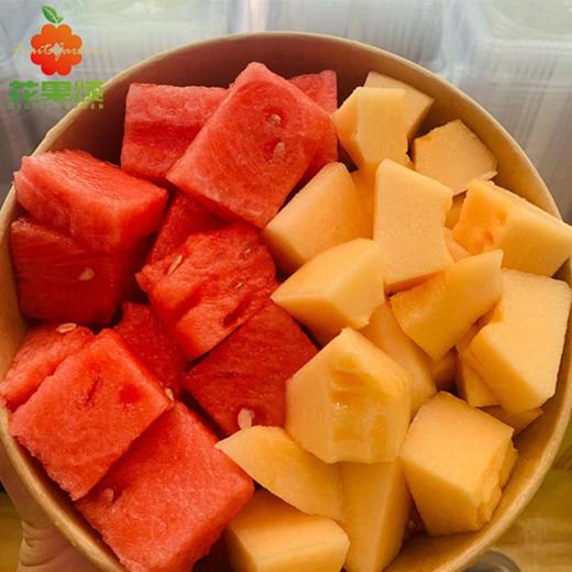 【呱呱叫】石头西瓜+脆甜哈密瓜 拼装切盒 商品图0