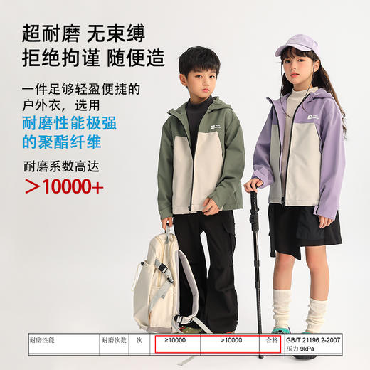 龙之涵 亲子款“嗨，少年！”空气壳零压防风防水外套 中大童24年秋冬新款保暖外套 婴幼儿A类标准 商品图3