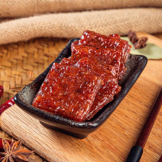 富崎乐香辣味牛肉脯120g/057503 满口肉香好吃有嚼劲 商品图1