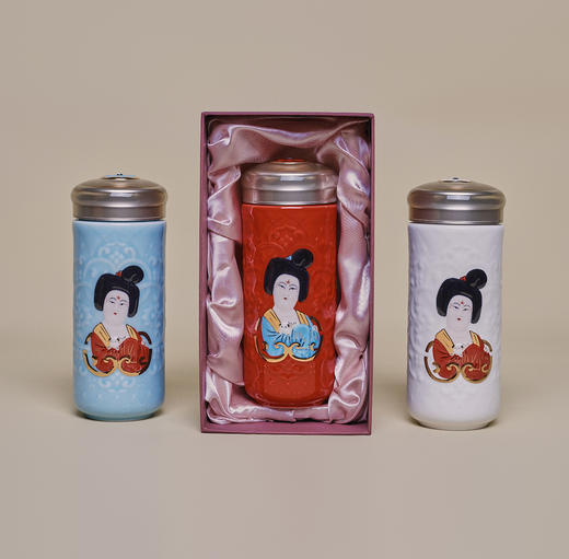 国风盛唐风雅随身杯双层330ml 商品图2