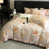 【换季出清】自然醒金太阳艾阳绒艾草天丝棉磨毛四件套轻奢印花被套裸睡床品KY 商品缩略图2