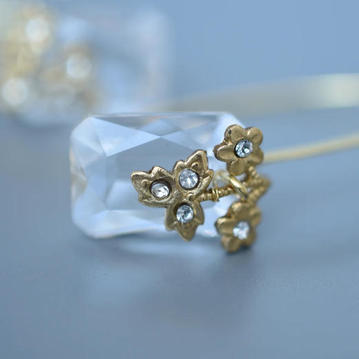 订购8周到｜Monshiro-sweet pea-甜豌豆 方形 耳环［日本设计师］ 商品图6