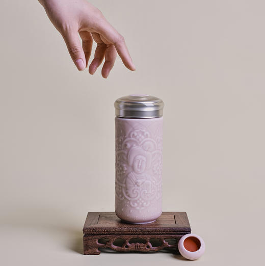 国风盛唐风雅随身杯双层330ml 商品图4