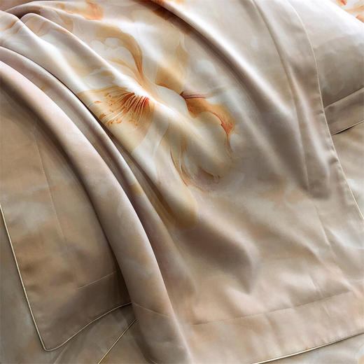 【换季出清】自然醒金太阳艾阳绒艾草天丝棉磨毛四件套轻奢印花被套裸睡床品KY 商品图9