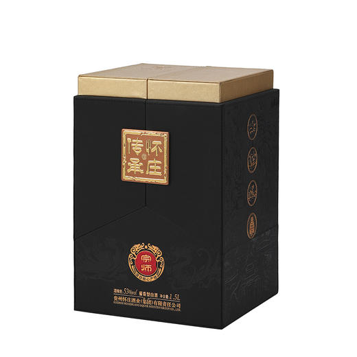 怀庄传承·宗师30# 优雅酱香型白酒 53度 1500ml单坛（礼盒装）【臻选好酒】 商品图3