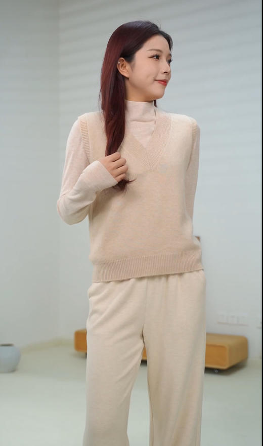 L1臣禾	知己羊绒马甲 针织背心JZ244090175 现货 商品图9