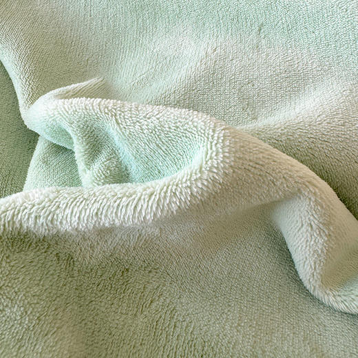 【换季出清】自然醒A类良品纯色双拼牛奶绒四件套秋冬季新款珊瑚绒法兰绒被套宿舍单人三件套QJ  商品图12