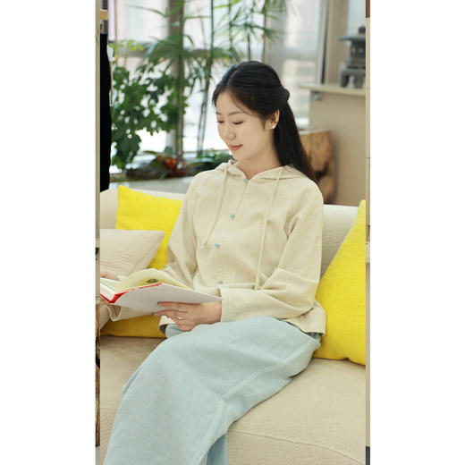 【2026东衣作】连帽外套（22705185玉色） 商品图1