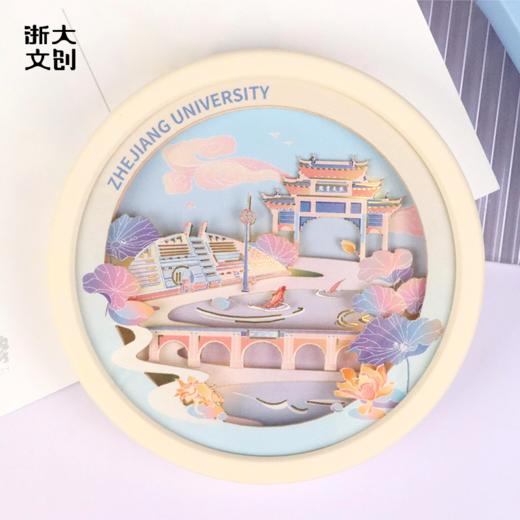 【浙大文创】浙大风物纸雕冰箱贴 商品图1
