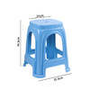 天蓝色（高凳44.5cm）塑料凳家乐凳 加厚可叠放餐桌椅子 凳子/张 商品缩略图0