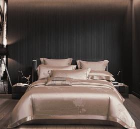 【远梦】臻丝提花床盖四件套