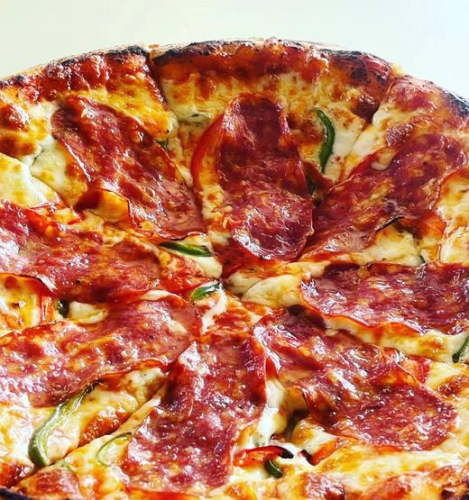 斯比亚纳塔萨拉米&彩椒披萨【自制手拍pizza】 商品图1