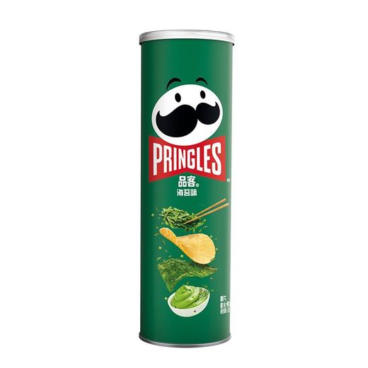 Pringles品客薯片海苔味110g桶装休闲网 红零食食品 商品图1