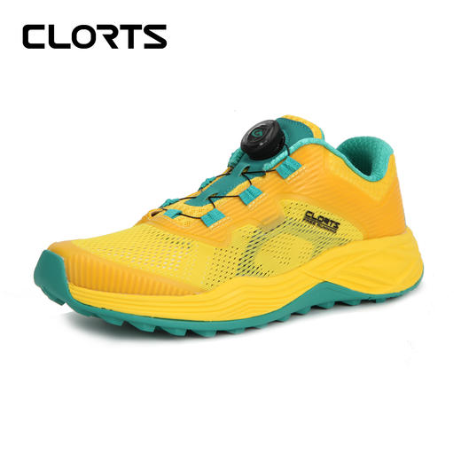 洛弛红 自动扣春夏炫彩透气大网孔跑鞋3f030 商品图0