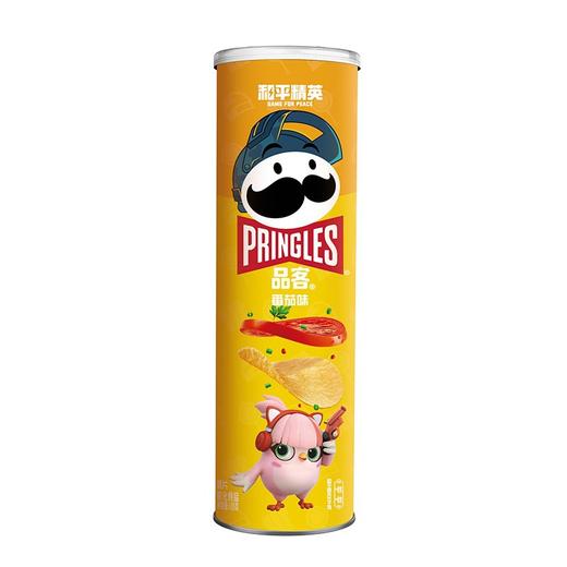 Pringles品客薯片番茄味110g桶装休闲网 红零食食品 商品图1