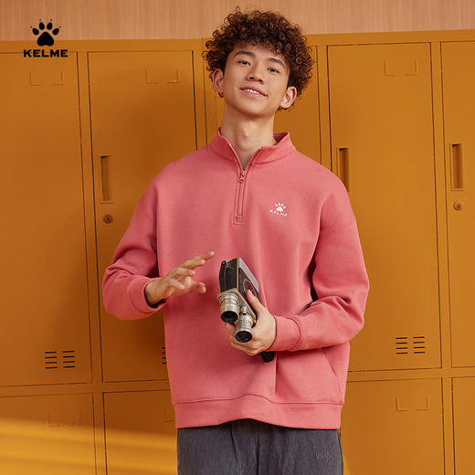 卡尔美男式半开胸卫衣 商品图0