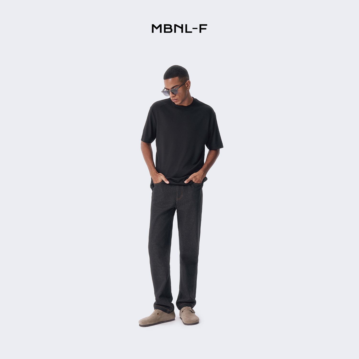 MBNL-F高端线 秦磊同款24F/W 丹尼洗水直筒牛仔裤男装LL-WP236817 M9商品图4
