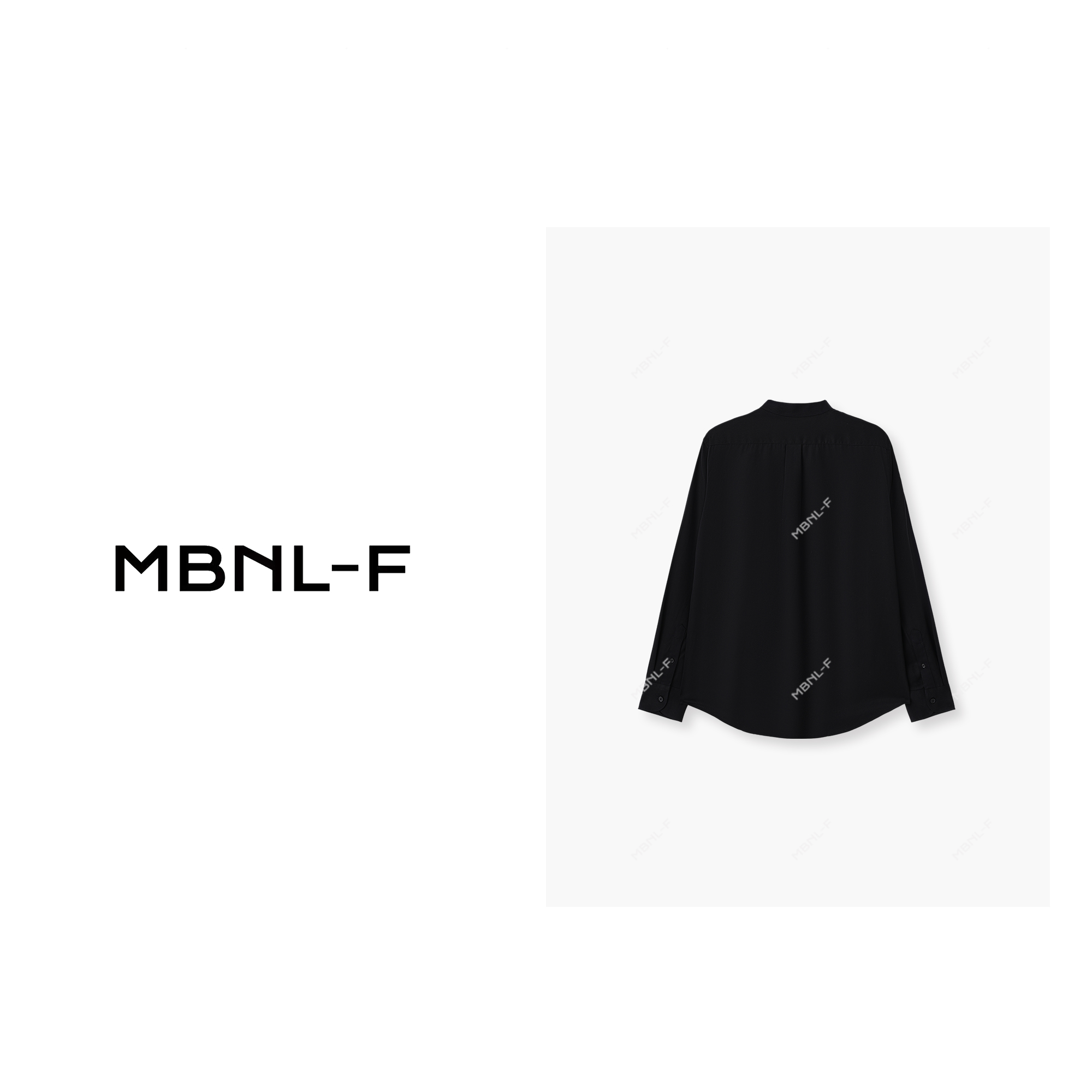 MBNL-F秦磊同款 长袖亚麻天丝衬衫男装 LL-SS242024 M9商品图3