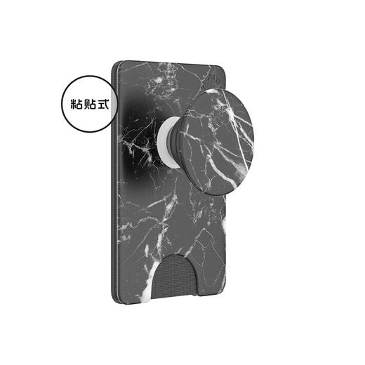 【Wallet卡包】Wallet粘贴式卡包系列 漆黑大理石 商品图0