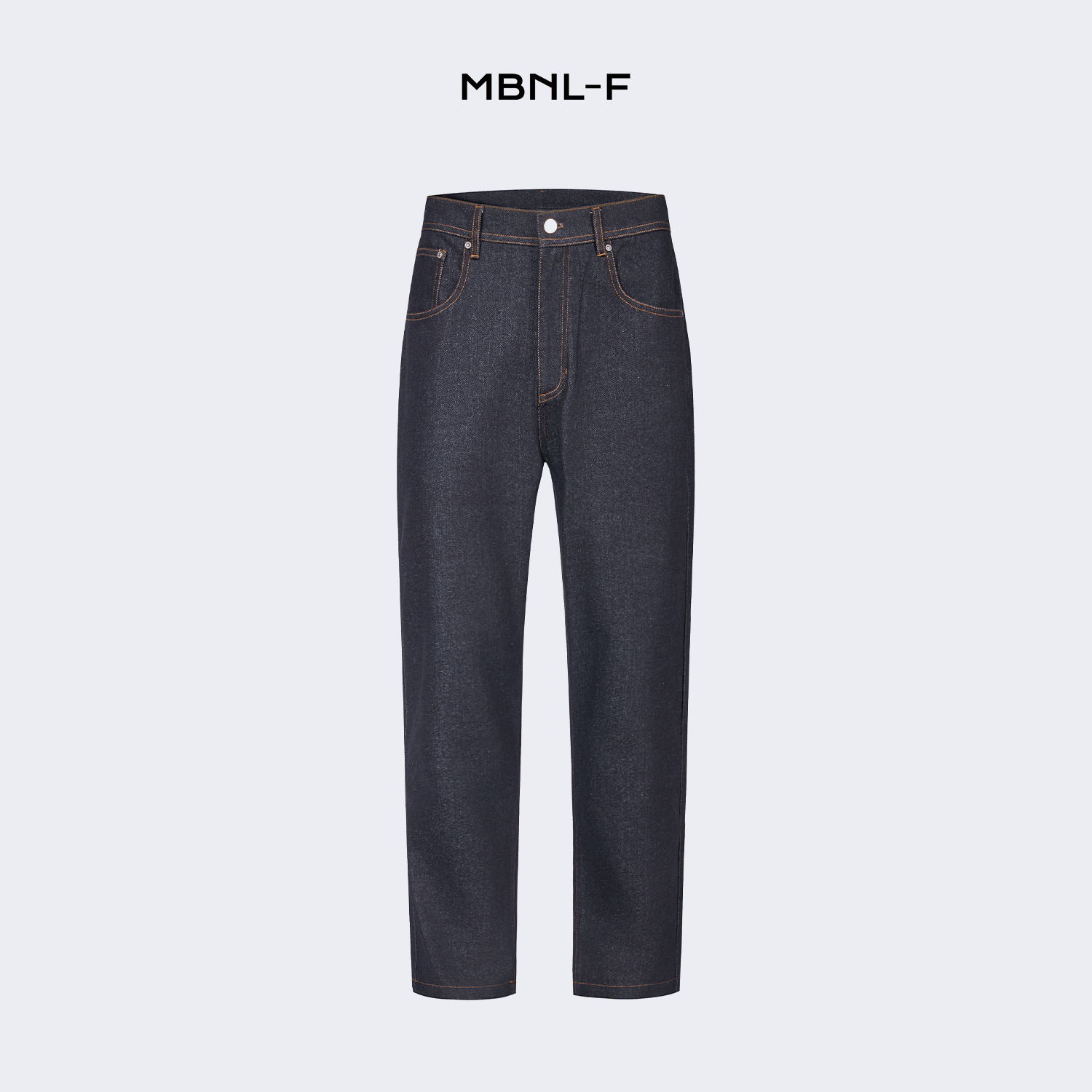 MBNL-F高端线 秦磊同款24F/W 丹尼洗水直筒牛仔裤男装LL-WP236817 M9商品图2