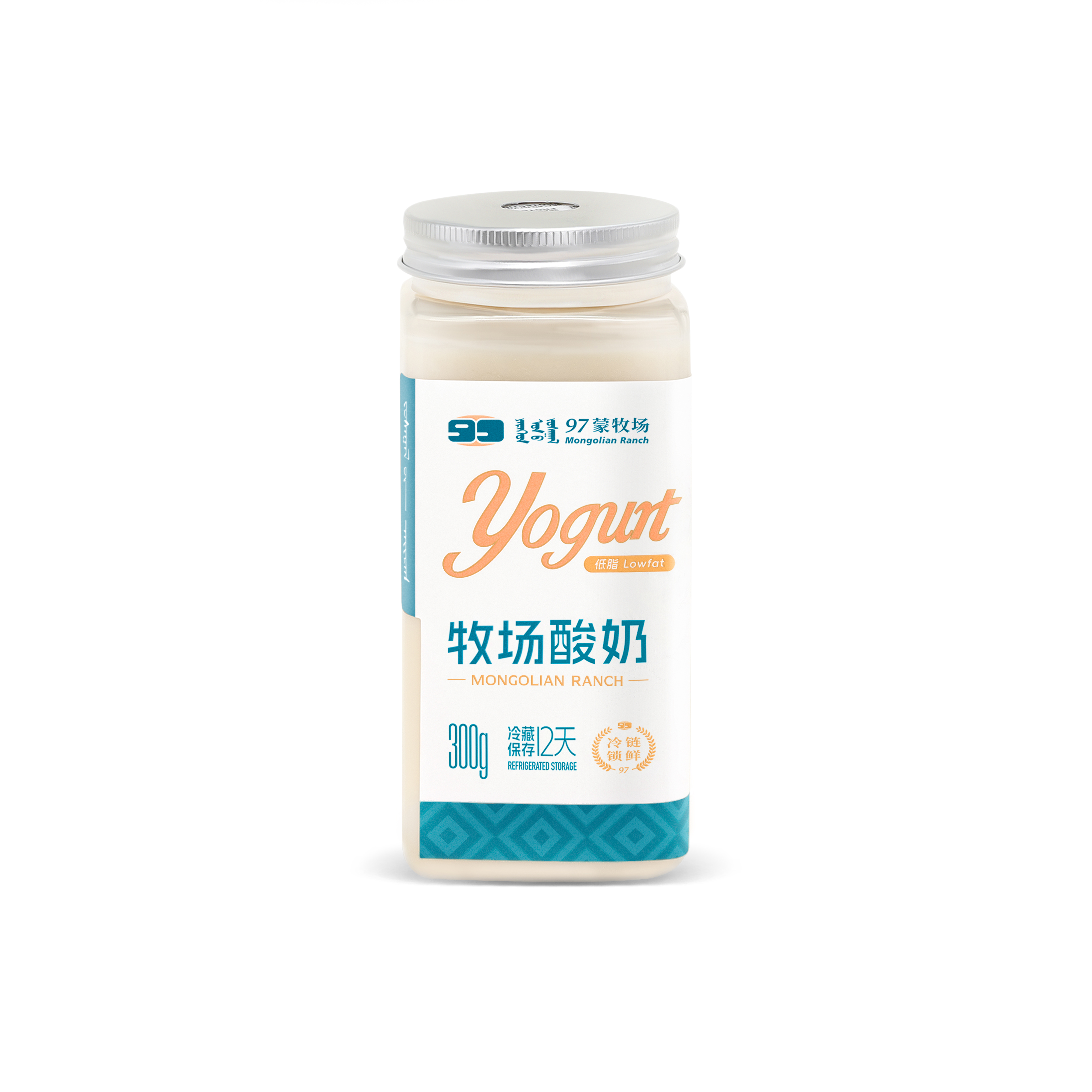 微甜酸奶280g｜低脂 草原益生菌 玖柒