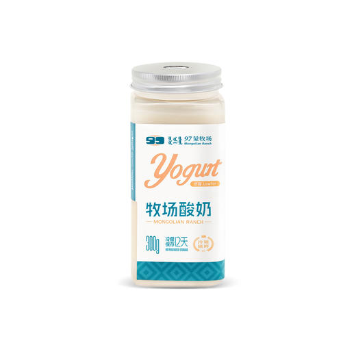 微甜酸奶280g｜低脂 草原益生菌 玖柒 商品图0
