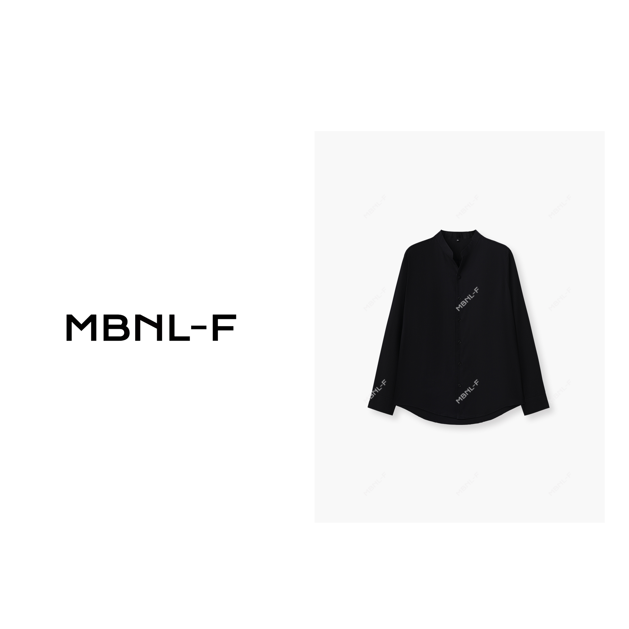 MBNL-F秦磊同款 长袖亚麻天丝衬衫男装 LL-SS242024 M9商品图2