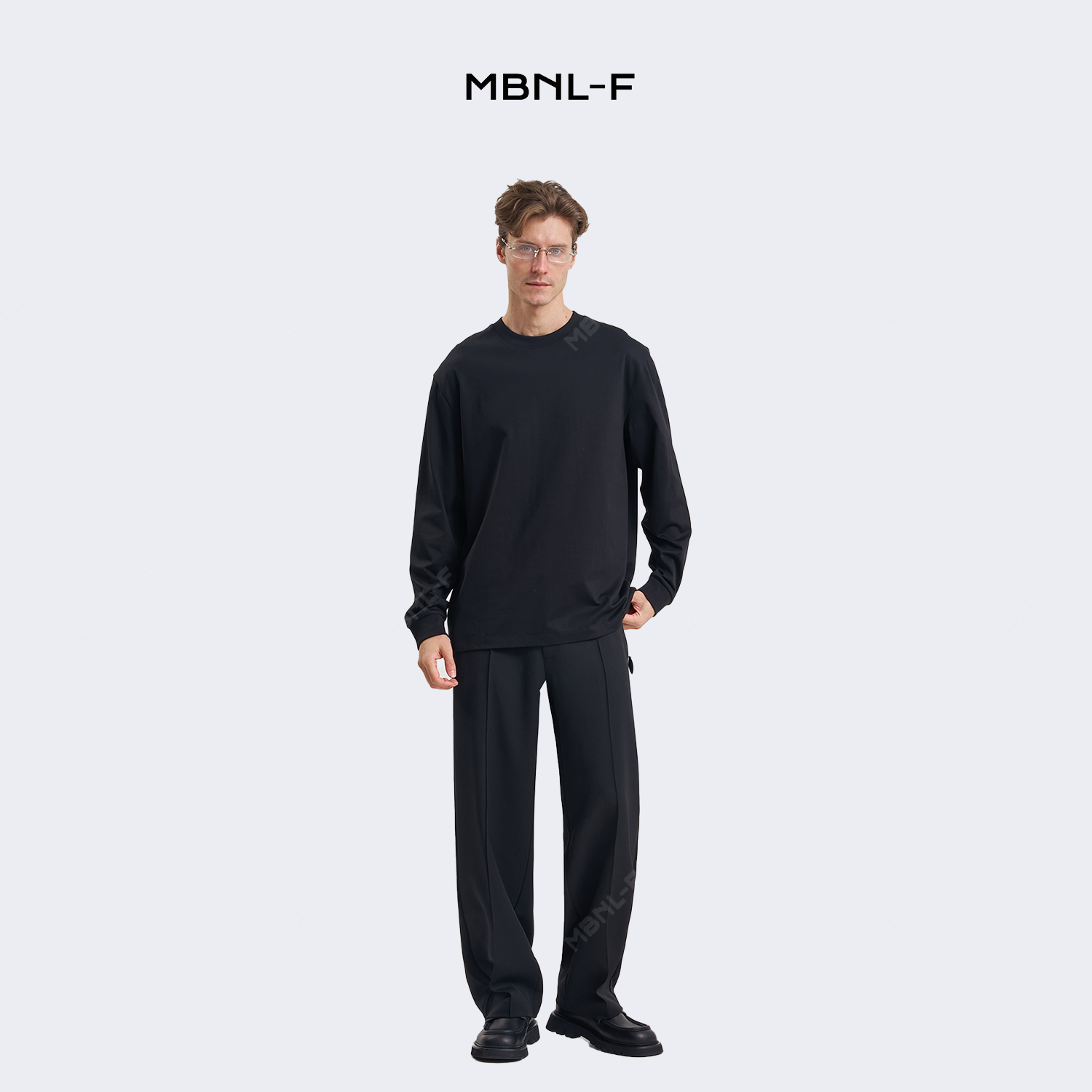 MBNL-F 男装高端线 24F/W 纯棉高级净版长袖T恤打底 LL-JL561 m9商品图1