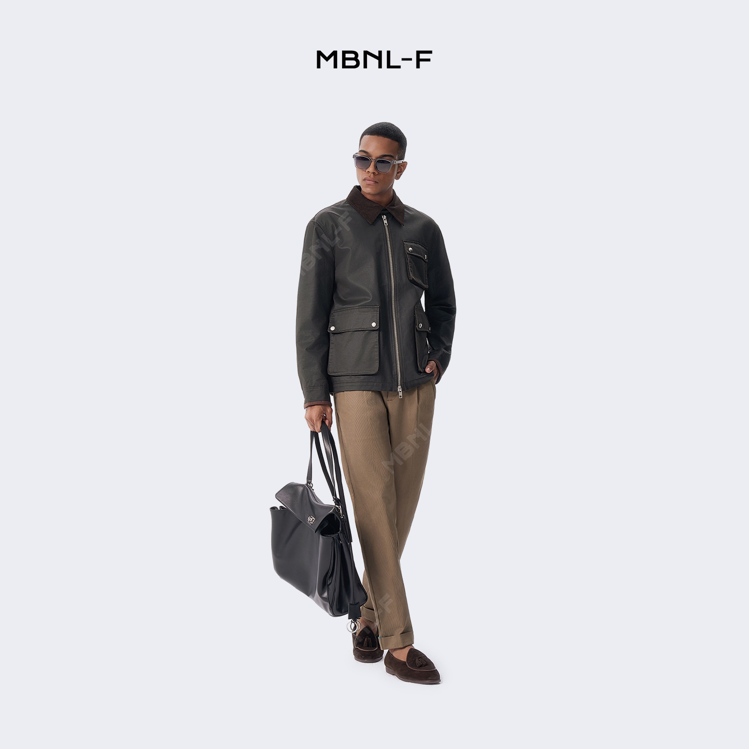 MBNL-F高端线 秦磊同款24F/W 皮衣夹克男士外套 LL-WG235541 m9商品图3