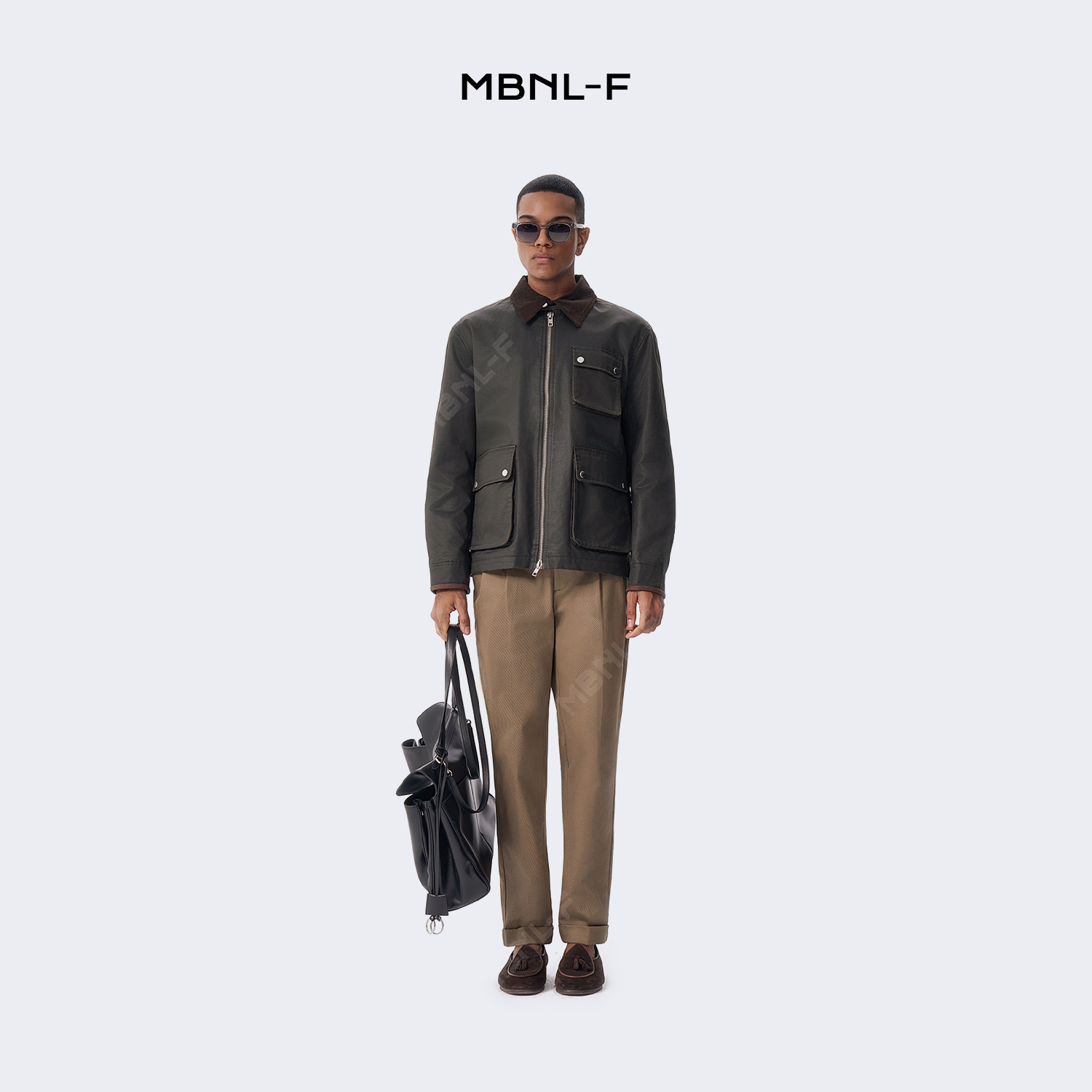 MBNL-F高端线 秦磊同款24F/W 皮衣夹克男士外套 LL-WG235541 m9商品图1