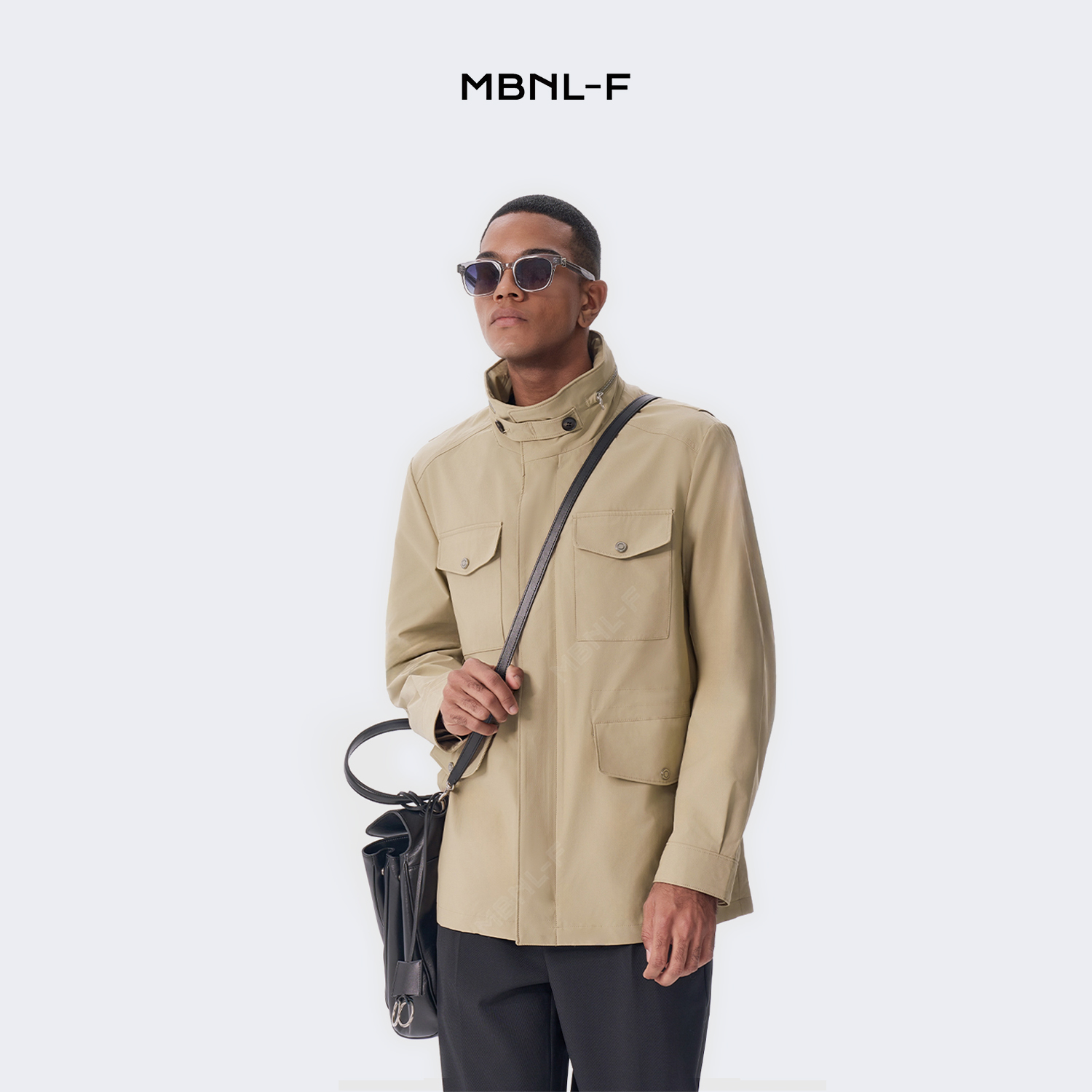 MBNL-F高端线 Q秦磊同款24F/W 高定猎装夹克男士风衣外套 LL-9025 m9商品图3