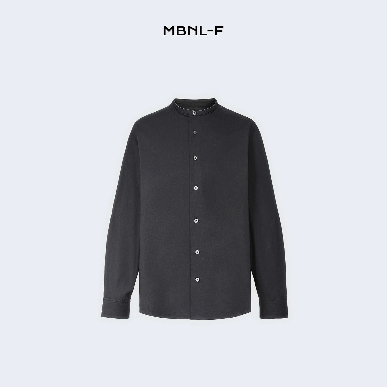 MBNL-F高端线Q秦磊同款24F/W 长袖休闲百搭亨利领男士衬衫LL-1002 m9商品图4