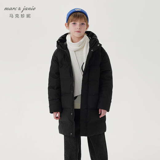 【三防】马克珍妮秋冬装新款男童城市户外长款羽绒服231518 商品图1