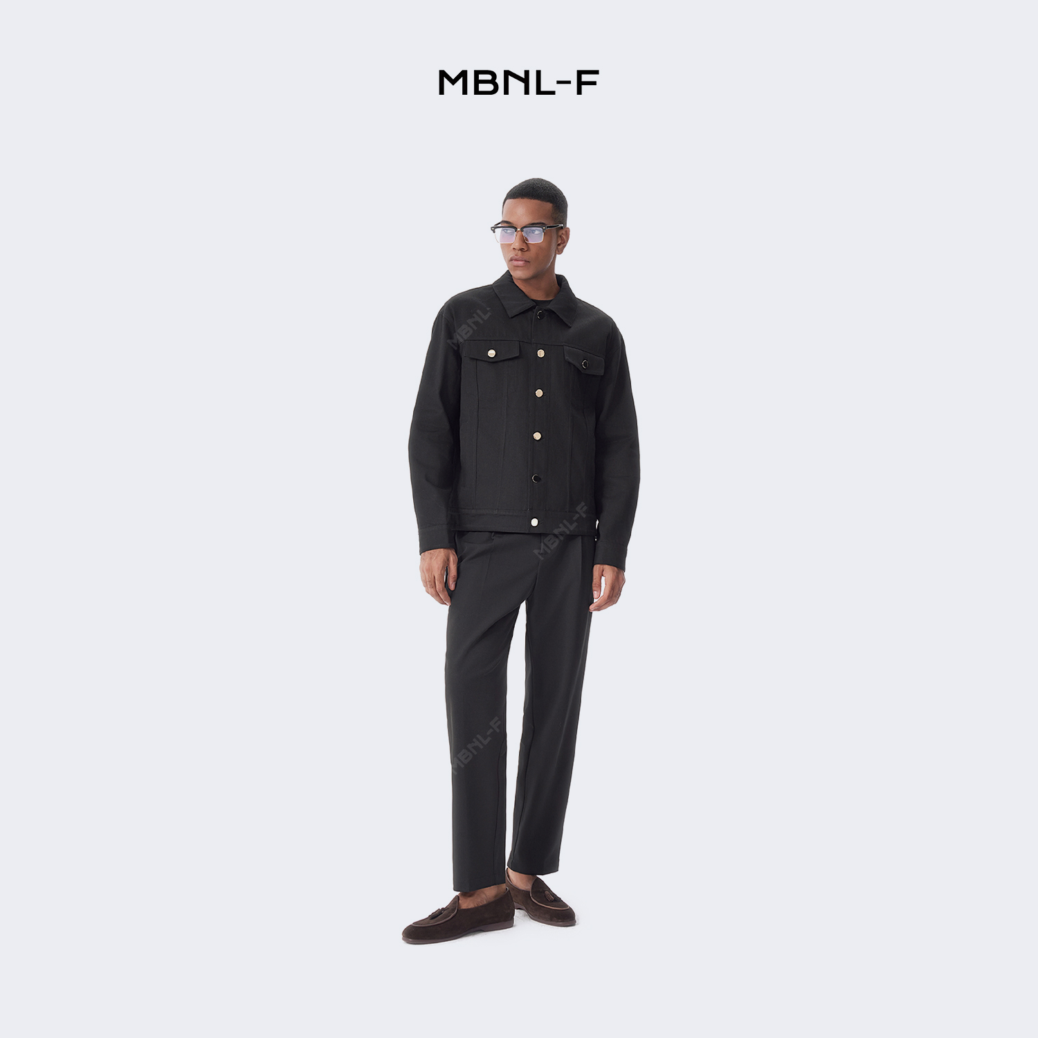MBNL-F高端线 Q秦磊同款24F/W 金扣牛仔夹克男士外套 LL-WG235533 m9商品图2