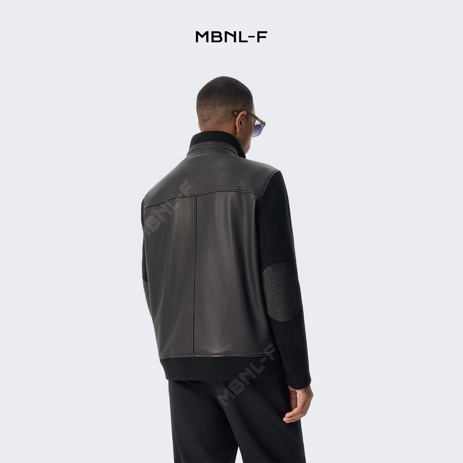 MBNL-F高端线 秦磊同款24F/W 立体裁剪拼接皮衣外套男装 LL-H7001 m9商品图5