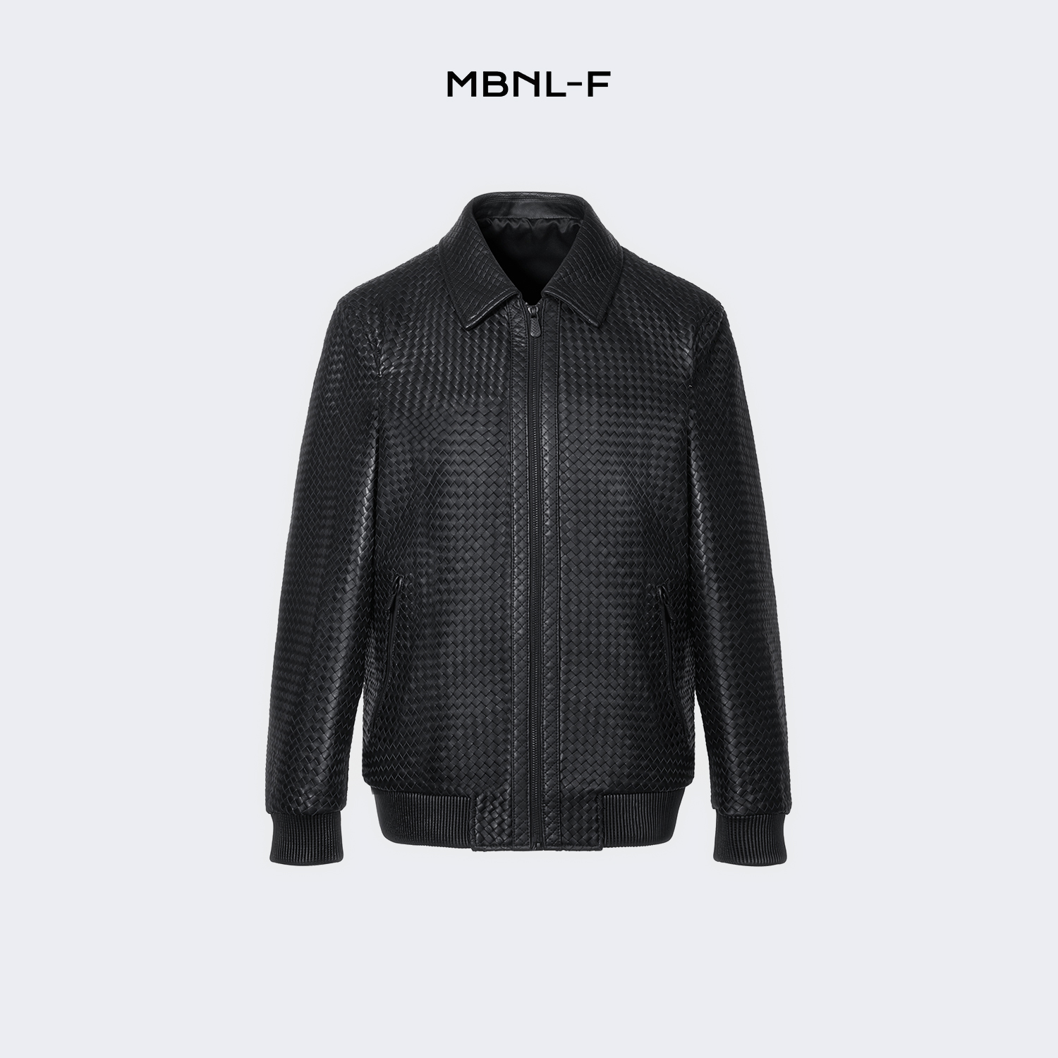 MBNL-F高端线 秦磊同款24F/W 高定手工编织皮衣男士外套 LL-H9008 m9商品图4